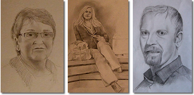 Commmission your portrait - different sized and mediums