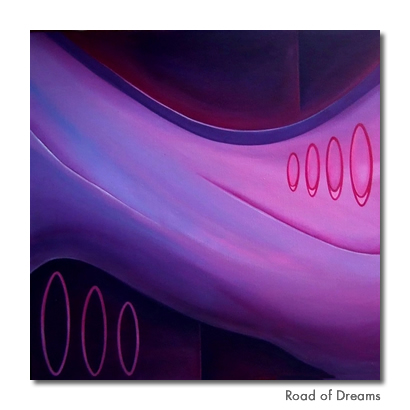 Road of Dreams - Original painting for sale