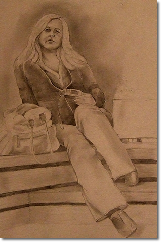 Portrait of Elin Bjorsvik - commission a portrait today